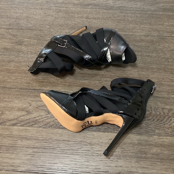 NWT BURJU Stay Strapped Open To Strappy Heeled Sandals | Size 11 - Picture 4 of 11